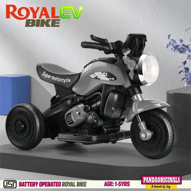 Pandaoriginals Ninja Ev With Music And Lights, Forward and Backward Gear, Built in MP3 player Bike Battery Operated Ride On