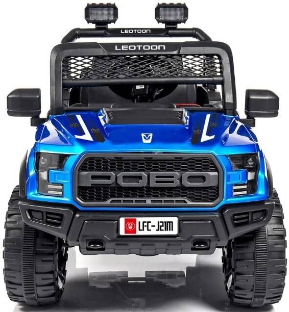 oh baby POBO BLUE 4 Motors 4x4 (1-8Yrs) Battery ride on Jeep Battery Operated Ride On