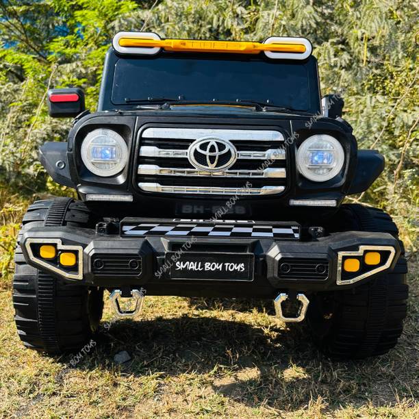 SmallBoyToys 868 Black Toyota (1-9YRS) Jeep Battery Operated Ride On