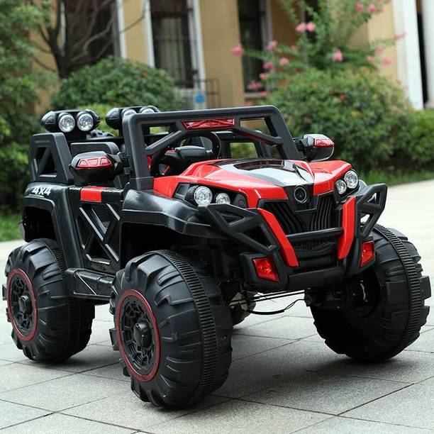 SmallBoyToys 2188 Red Monster wheel (1-9 Years) Battery ride on jeep Jeep Battery Operated Ride On