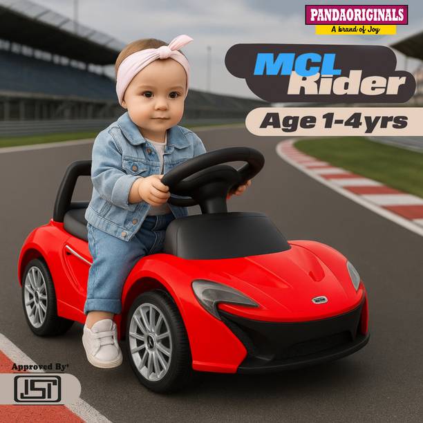 Pandaoriginals Kids car music and lights, 1 to 4 years, kids toy car ride on mc laren Car Non Battery Operated Ride On