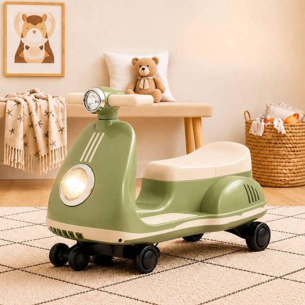 Little Olive Little Olive Mini Vespa Ride-On for Kid | Comfortable Seat & Smooth Wheels Bike Battery Operated Ride On