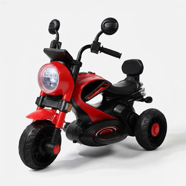 LITTLE RIDES Harley 6V Electric Kids Bike with Rechargeable 6.5 Ah Battery Bike Battery Operated Ride On