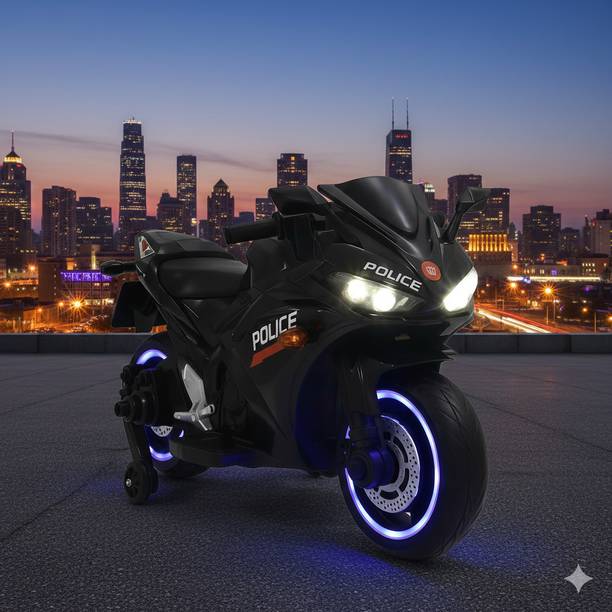 Shipeeship Rechargeable Battery Operated Ride on Bike for Kids, Bike Battery Operated Ride On