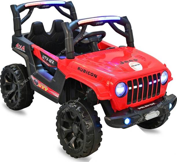 SmallBoyToys New 908 RED Battery ride on jeep for kids Jeep Battery Operated Ride On