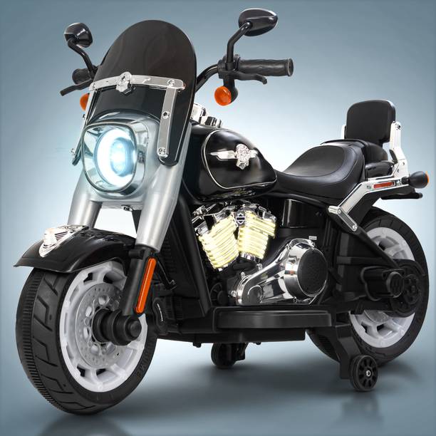 baybee Thunderbolt Bike for Kids Electric Ride On Bike with Foot Accelerator & Music Bike Battery Operated Ride On