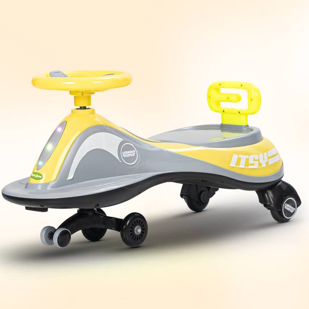 baybee Magic Swing Car for Kids Twister Push Rider Toy for Baby car with Lights & Music Rideons & Wagons Non Battery Operated Ride On