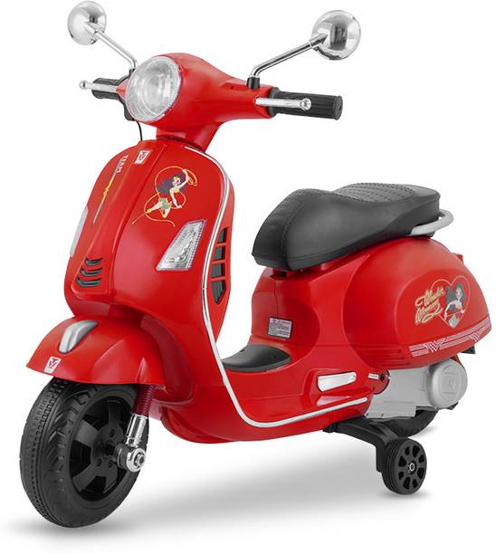leotoon Wonder Woman Bike Bike Battery Operated Ride On