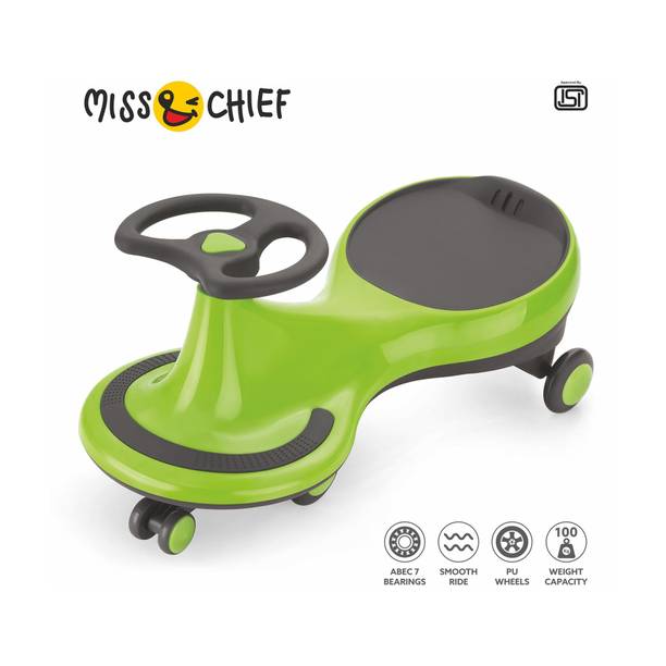 Miss & Chief Cruiser Assembled Swing Car for Kids (2-5 Years) Rideons & Wagons Non Battery Operated Ride On