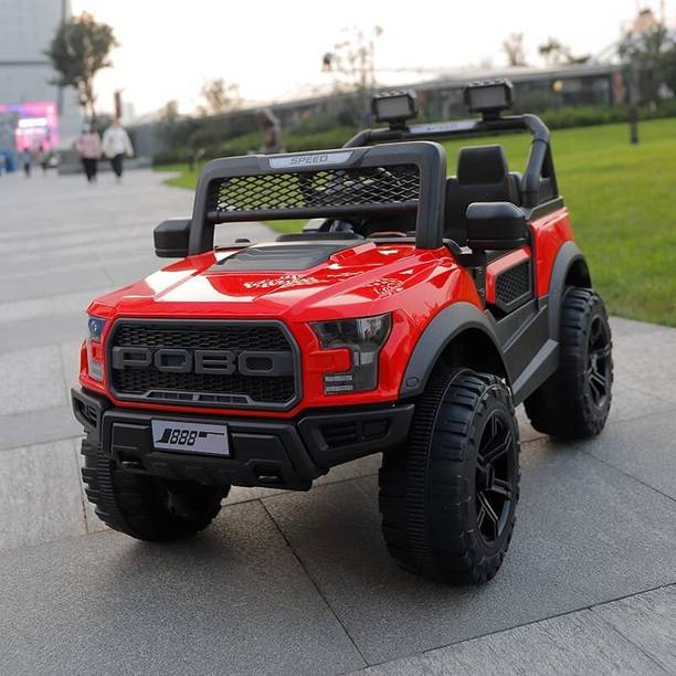 SmallBoyToys POBO RED Jeep Battery Operated Ride On