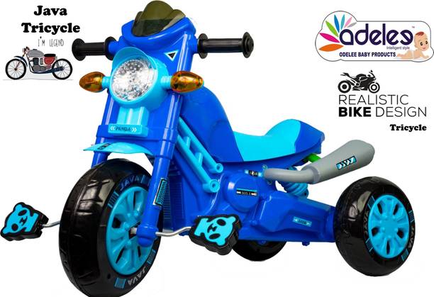 ODELEE Stylish Java Bike Pedal Ride on for Kids (3-5 Yrs) Scooter Non Battery Operated Ride On