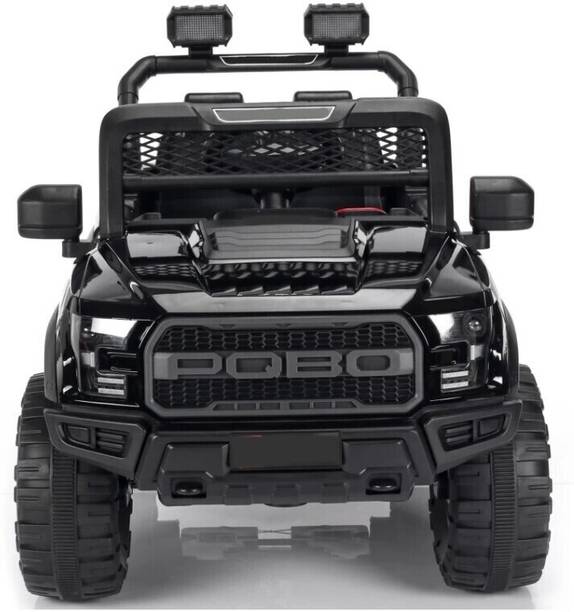 oh baby POBO BLACK 4 Motors 4x4 (1-8Yrs), Remote control, USB player. Jeep Battery Operated Ride On