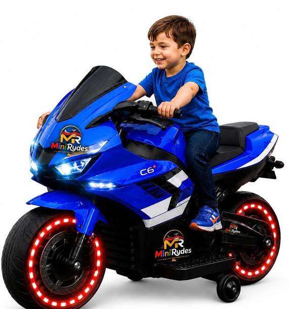 MiniRydes MiniRydes C6 Premium Kids Electric Ride-On Sports Bike Bike Battery Operated Ride On