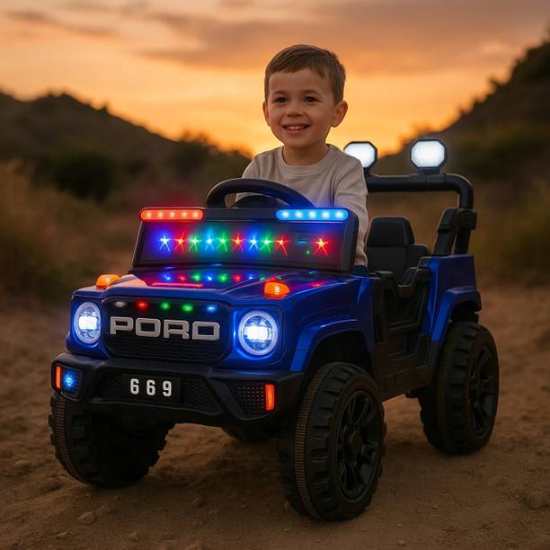 Thakran THAKRAN KIDS BATTERY OPERATED RIDE ON JEEP WITH REMOTE CONTROL AND SWING Jeep Battery Operated Ride On