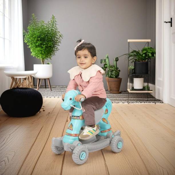 toyprofessor Baby horse rider for kids 2 in 1 function for 1-3 years Rideons & Wagons Non Battery Operated Ride On