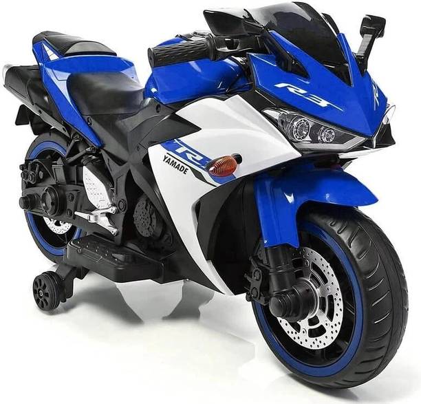 letzride Yamaha R3 Rechargeable 12V Battery Operated Ride On Bike for Kids Bike Battery Operated Ride On
