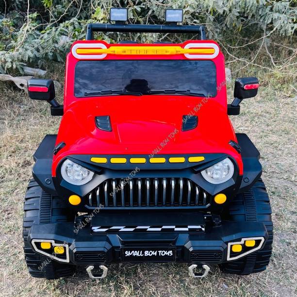 SmallBoyToys New RUBICON RED (1-8YRS) 12V BATTERY Jeep Battery Operated Ride On
