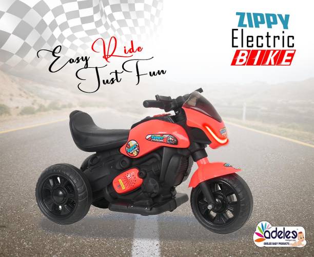 ODELEE Battery Operated Foot Accelerator Ride On Bike For Kids Bike Battery Operated Ride On