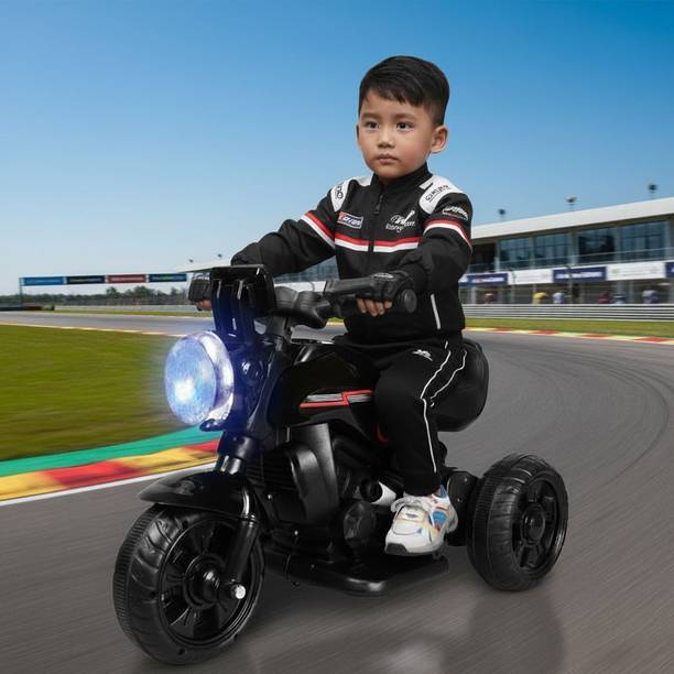 Stylezone Royal Dlx Kids Electric Ride - Motorcycle with Lights & Sound Bike Battery Operated Ride On