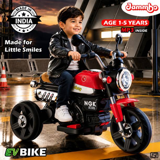 Jammbo R-field Kids' by Flipkart, BIS Certified, 1-5 Years Bike Battery Operated Ride On