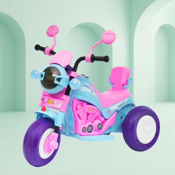 Little lions BYD Electric Ride-On Bike For Kids |6V Battery,Music, LED Lights, MP3 Player| Bike Battery Operated Ride On
