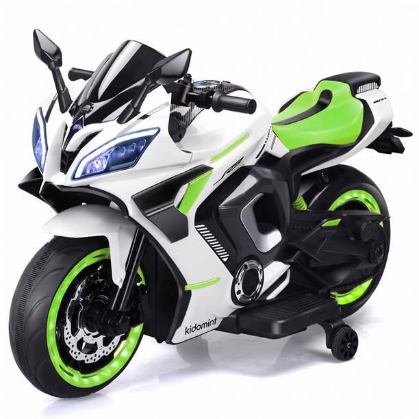 KIDOMINT kidomint Kids Electric Ride-On Motorcycle 12V Bike for Kids Bike Battery Operated Ride On
