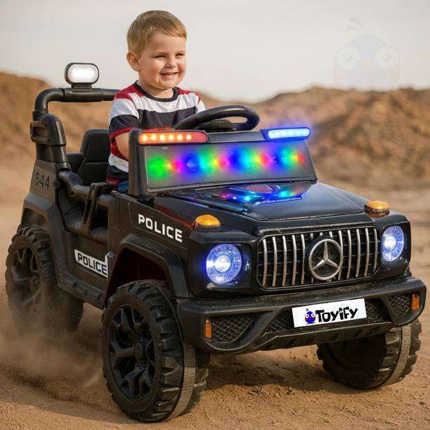 Toyify 4x4 Ride-On Car for Kids – Dual Motor, Remote Control, Music & Lights Jeep Battery Operated Ride On