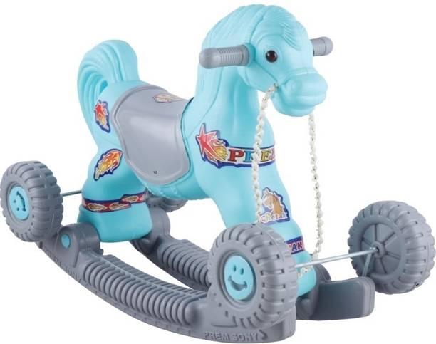 oh baby PLASTIC MANGOLI HORSE,ROCKING FUNCTION WITH AMAZING COLORby flipkart Rideons & Wagons Non Battery Operated Ride On