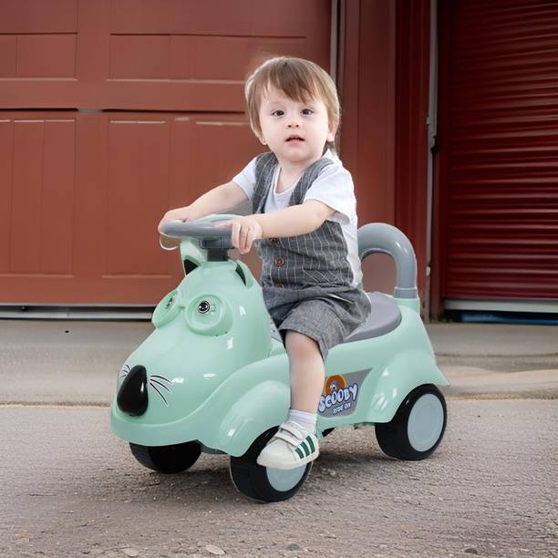 Aedee Premium Quality Kids Push Along Ride on Car Rideons & Wagons Battery Operated Ride On