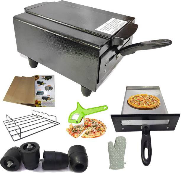 WELLBERG Home & Kitchen 2000W Pizza Maker & Food Warmer Electric tandoor (Black) 1 Year warrenty for Heating Element Pizza Maker