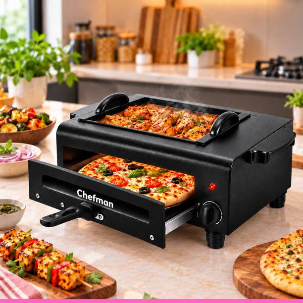 Chefman 3-in-1 Electric Tandoor Oven 2200W 16 Inch for Grill Bake Roast & BBQ Cooking Electric Tandoor