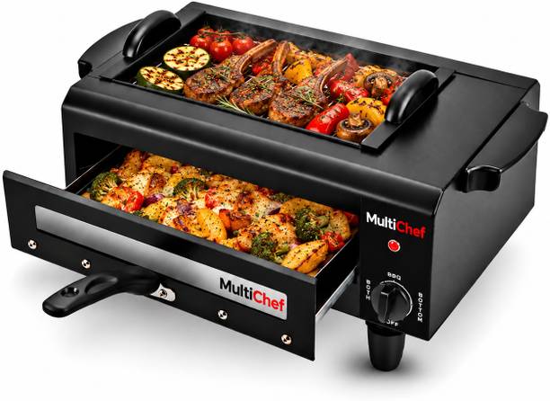 MultiChef Electric Tandoor Oven 2200W 16 Inch with Top & Bottom Heating for Home Use Electric Tandoor