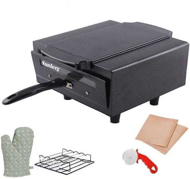 SUNBERG Multi-Purpose 14inch Pizza Maker Oven for Home & Kitchen � Bake, Roast, Grill Electric Tandoor