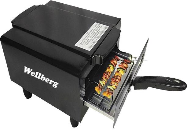 WELLBERG Heavy-Duty Multipurpose Oven for Grilling, Healthy Cooking, and Oil-Free Baking Electric Tandoor