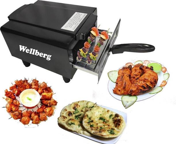 WELLBERG Heavy-Duty Oven for Baking, Grilling, Roasting, and Oil-Free Cooking at Home Electric Tandoor