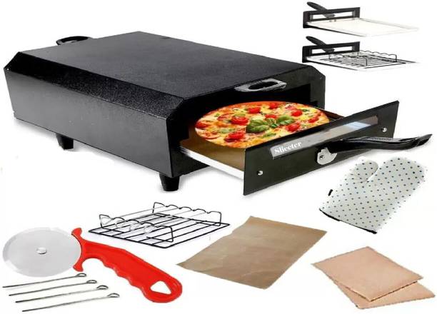 SLICETER Multi-Purpose 14inch Pizza Maker Oven for Home & Kitchen � Ideal for Baking Electric Tandoor