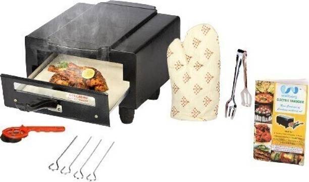 WELLBERG Heavy-Duty Pizza Oven for Healthy Roasting, Grilling, and Oil-Free Cooking Needs Electric Tandoor