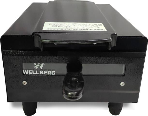 WELLBERG 14-Inch Heavy-Duty Pizza Oven for Grilling, Baking, Roasting, & Healthy Cooking Electric Tandoor