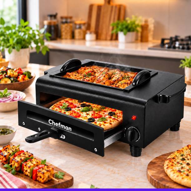 Chefman 3-in-1 Electric Tandoor Oven 2200W 16 Inch for Baking Grilling & Roasting Food Electric Tandoor