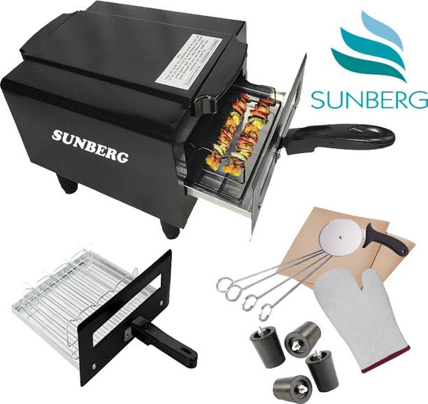 SUNBERG 14inch Multi-Purpose Pizza Maker Oven for Home & Kitchen�Quick Cooking, Baking Electric Tandoor