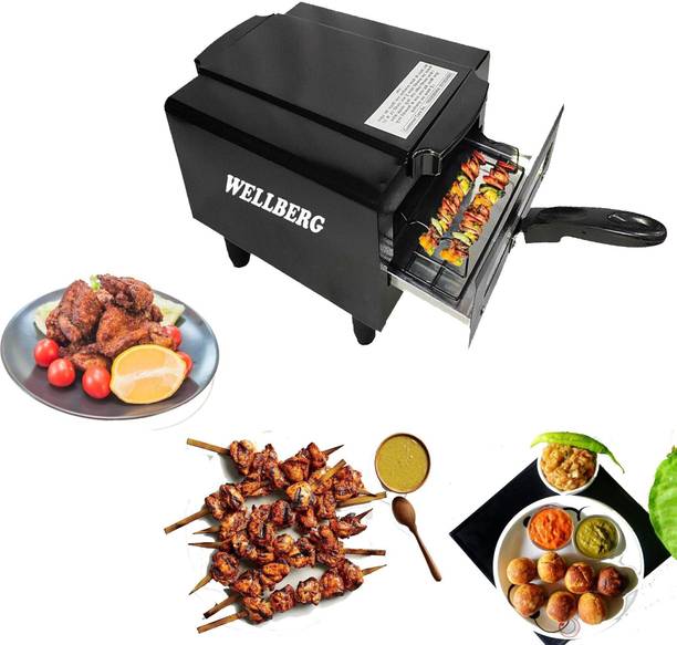 WELLBERG Premium Heavy-Duty Multipurpose Oven for Healthy Grilling, Baking, and Cooking Electric Tandoor