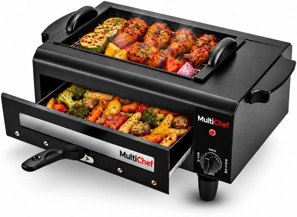 MultiChef 3-in-1 Electric Tandoor Oven 2200W with BBQ Mode and Pull-Out Baking Tray Electric Tandoor