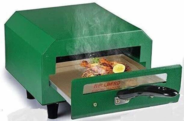 WELLBERG Premium 14-Inch Heavy-Duty Pizza Oven for Baking, Grilling, and Tandoori Cooking Electric Tandoor