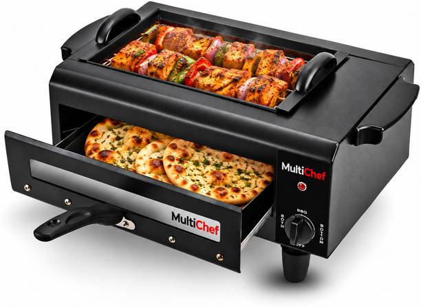 MultiChef Electric Tandoor Oven 2200W with 14.5 x 9.5 Inch Tray for Grill Bake & Roast Electric Tandoor