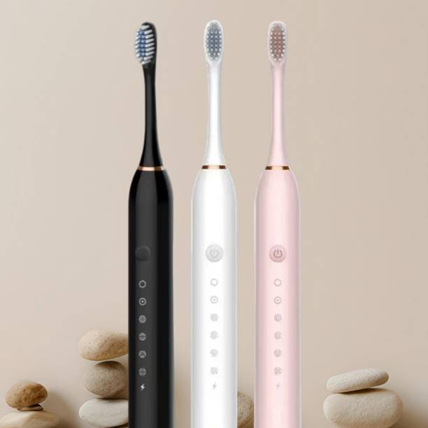 DentaSilk Rechargeable Sonic Toothbrush with 3 Modes and USB Fast Charging Electric Toothbrush
