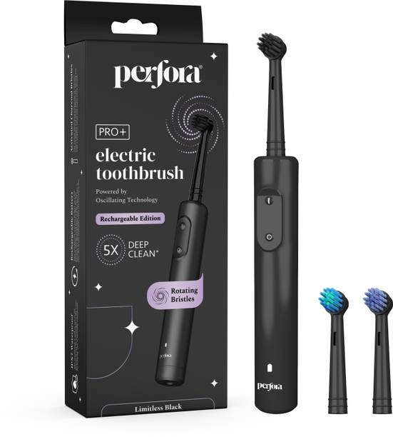 Perfora PRO+ Oscillating Brush & Brush Head Combo | Rechargeable | 360° Motion Electric Toothbrush
