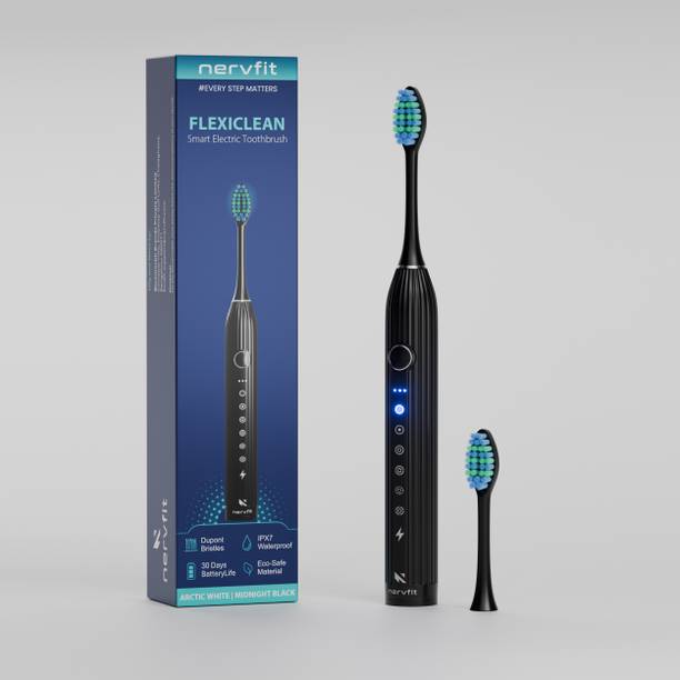 Nervfit Flexiclean Sonic Toothbrush, 5 Modes, Plaque Removal & Whitening Electric Toothbrush