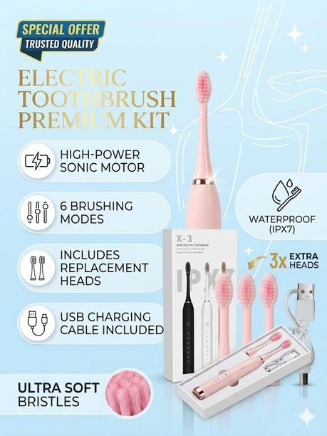 GlowDent X-3 Sonic Electric Toothbrush Electric Toothbrush