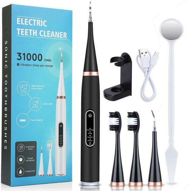 US1984 sonic Toothbrush with 2 in 1 Teeth Cleaning Kit with 5 Modes for Adults Electric Toothbrush