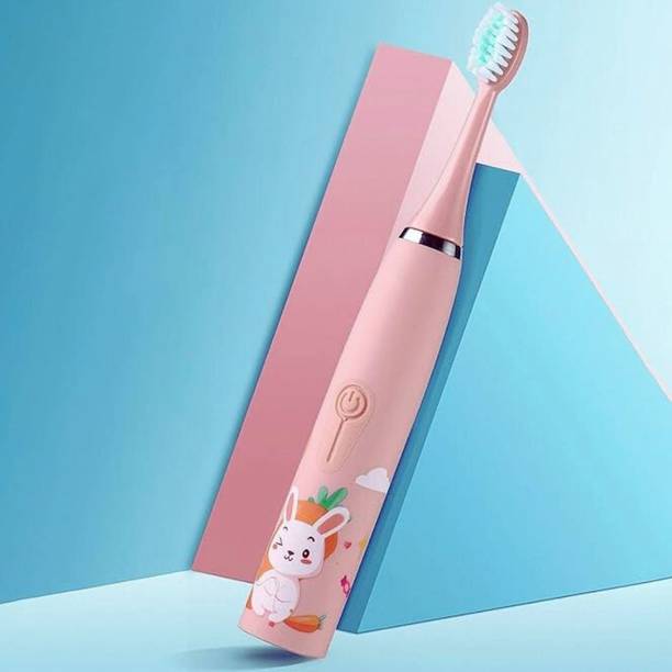 Jaspero Soft Bristles Ultra Sonic Battery Operated Electric Toothbrush For Girls, Kids Electric Toothbrush